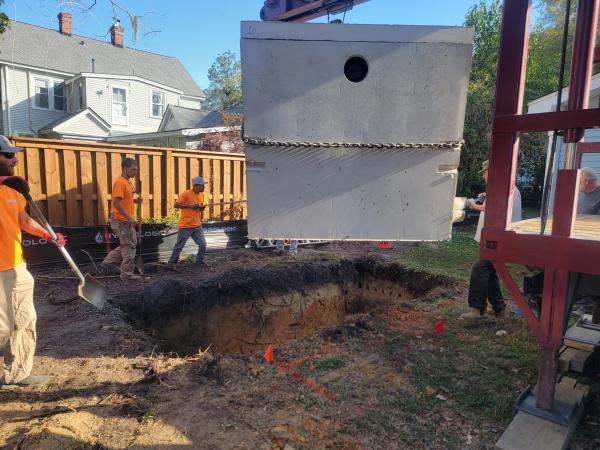 grease trap on crane
